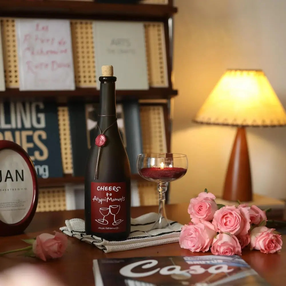 CHASSENCE Flowing Sand Wine Scented Candle Set