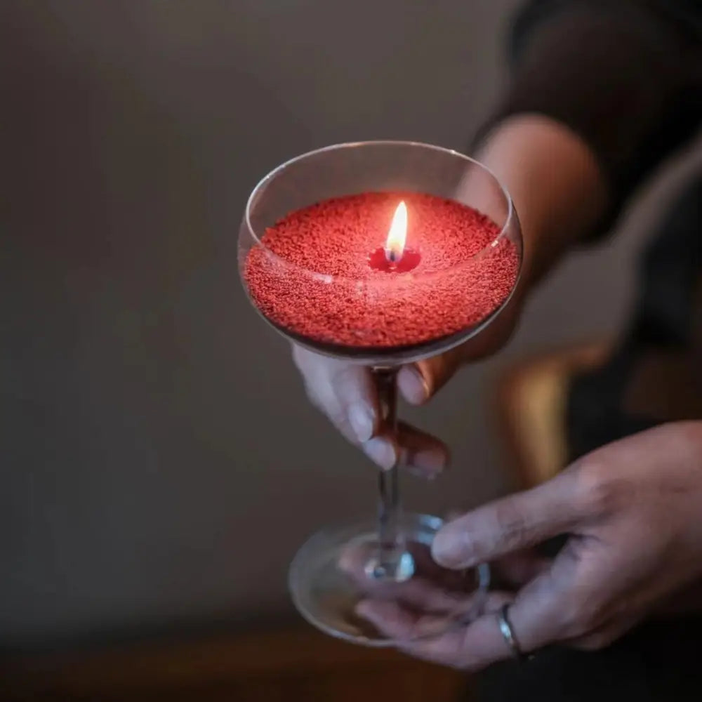 CHASSENCE Flowing Sand Wine Scented Candle Set