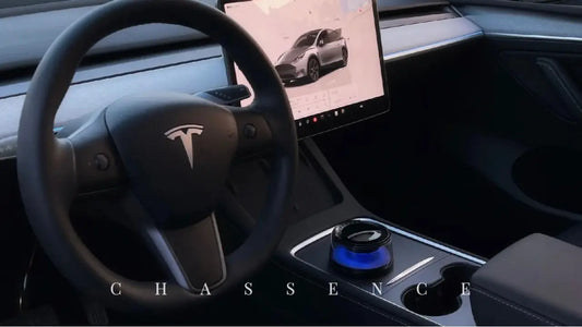 Tesla & EV-Friendly car diffuser: Vibration Auto-Start, No Cables, Clean Cabins
